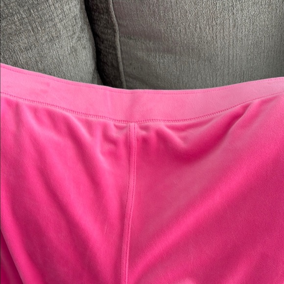 EUC Lilly Pulitzer Pink Velour Pants Sz XL - Picture 4 of 5